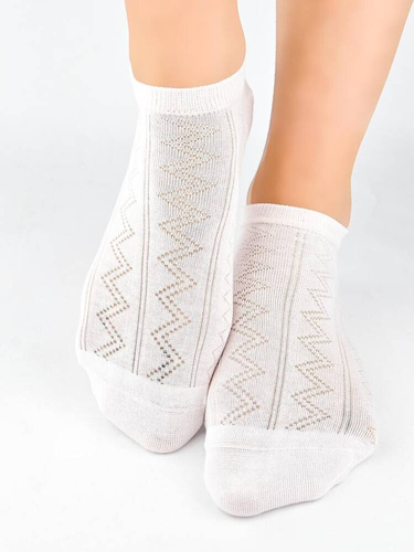 ST048  Bambusowe Skarpety Damskie Noviti- ecru