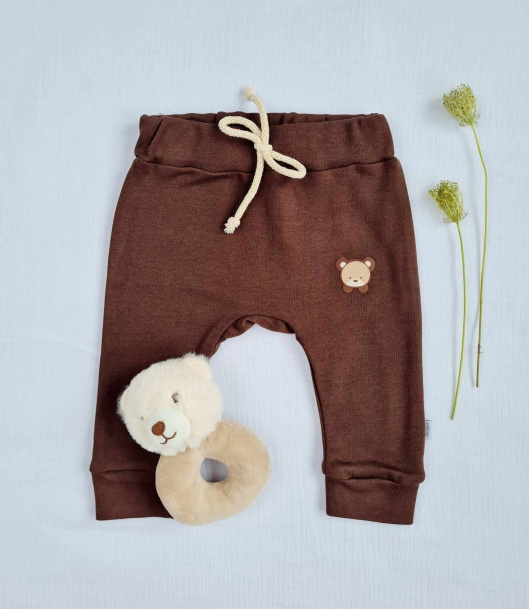 Spodnie 3710 Teddy Marija - brązowy