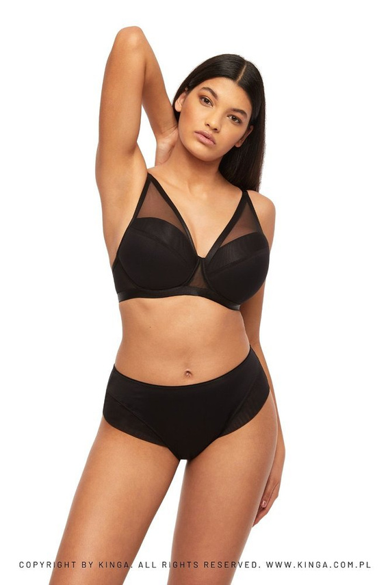Biustonosz full cup BC-750 COMFORT II Kinga czarny