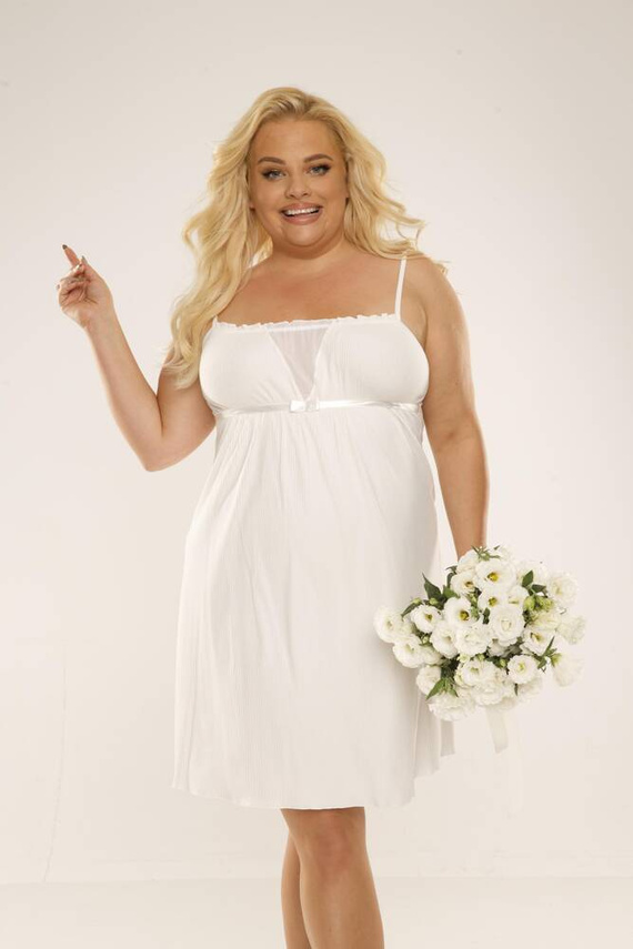 Koszula nocna na ramiączkach 691 Freya Forex - ecru