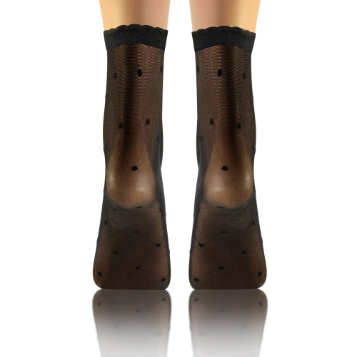 Skarpetki damskie Sesto Senso wzór 02 kropki 