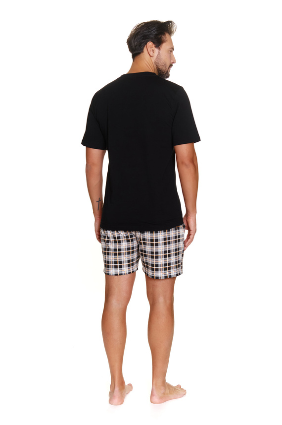 PMB.7231 Piżama Męska Doctor Nap - black