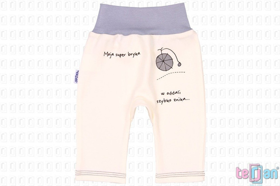 Spodenki bawełniane "BIKE" zielony