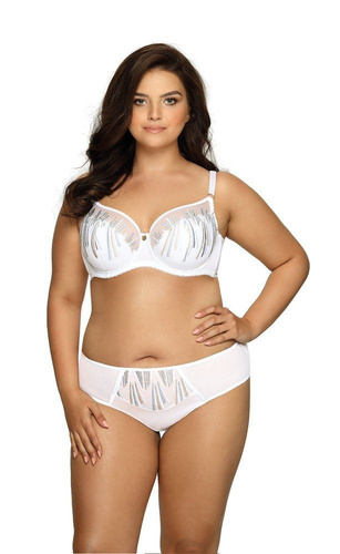 Półusztywniany Biustonosz Maxi 1941 Ava - biały