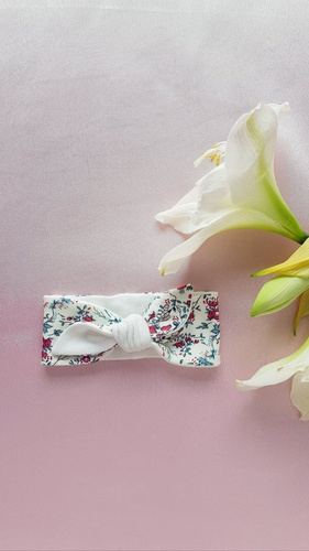 Opaska supełek 2516 Jasmina Marija - ecru