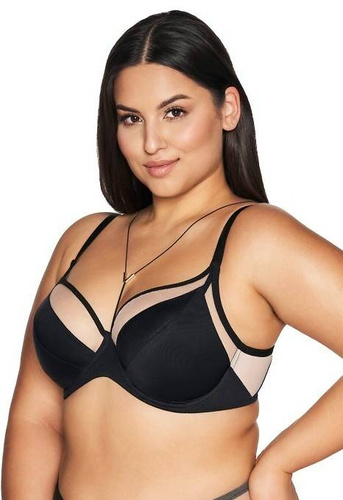 2136 Biustonosz soft miękki Ava - czarny