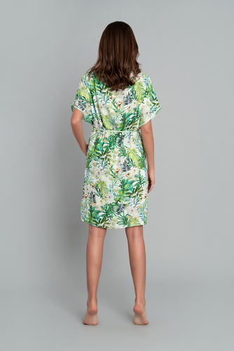 Szlafrok Damski Florina Italian Fashion - druk liście