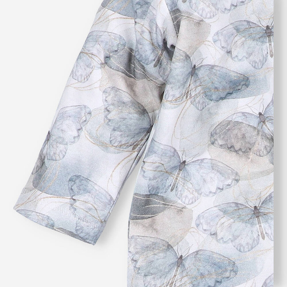 Pajacyk z bawełny organicznej Butterflies Nini druk