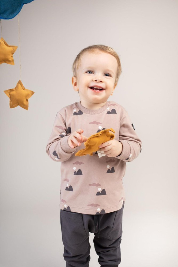 Bluzka z długim rękawem "Dreamer" Pinokio - beż druk