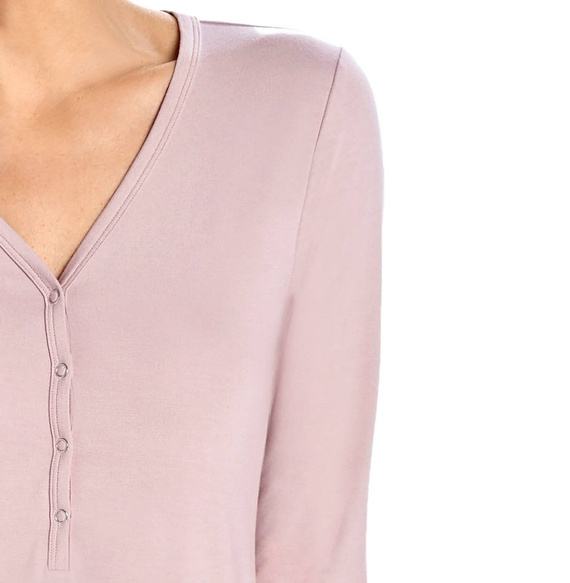 Koszula nocna do karmienia Kaia Teyli - kakaowy