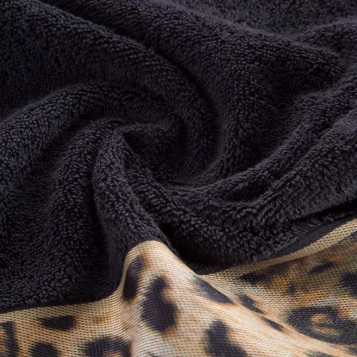 Ręcznik Eva Minge Eva 23 pantera Eurofirany czarny