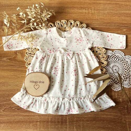 Sukienkobody z długim rękawem SB14302 Łączka Mamatti