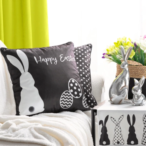 Poszewka wielkanocna Wiosna 5 z welwetu Eurofirany