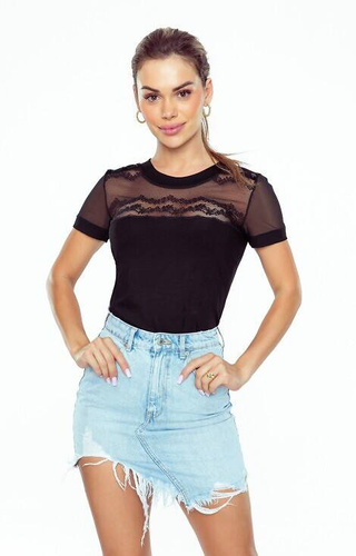 Bluzka damska Luca Eldar- czarny