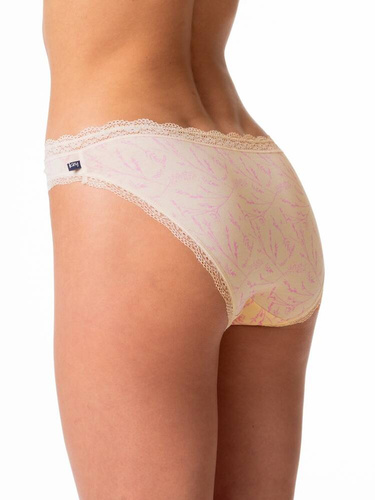 Figi damskie LPR 514 A'2 2-pak Key szary żółty