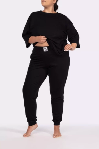 Piżama damska Homie shortsleeve Mona black