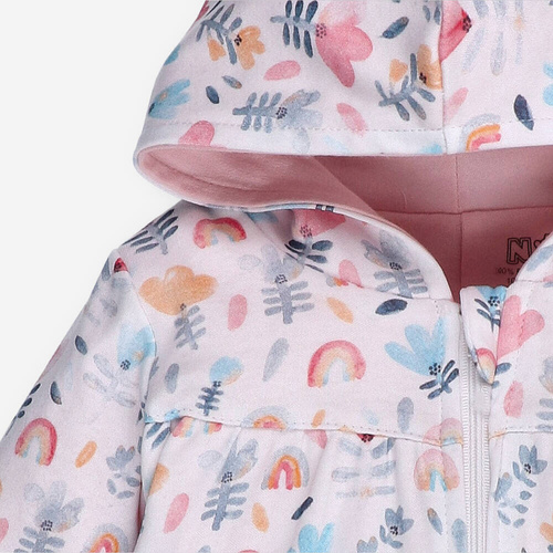 Pajac z kapturem kombinezon Tęczowy Ogród Nini