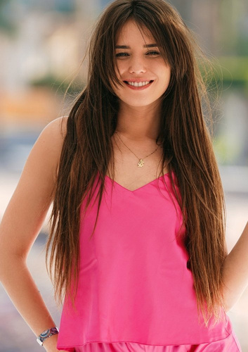 Top damski, wąskie ramiączko Karen DKaren - puder 