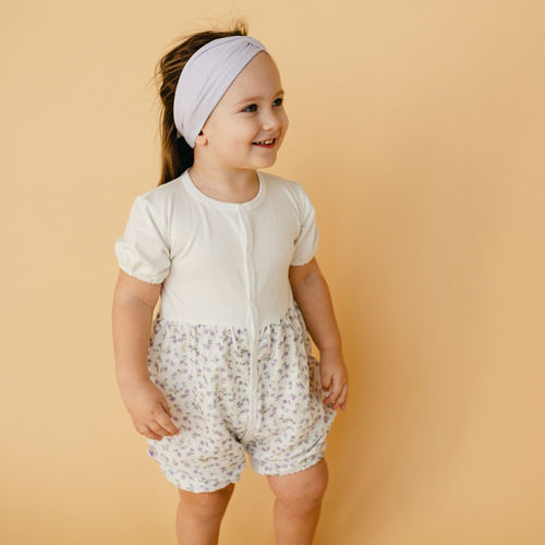 Rampers muślinowy Meadow Eevi - ecru