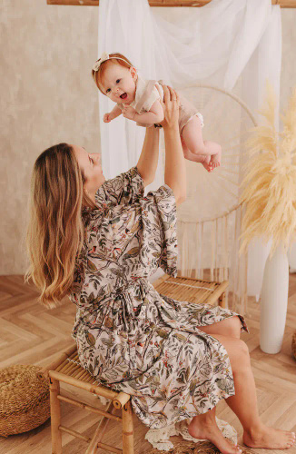 Szlafrok bambusowy Ornithology Makaszka