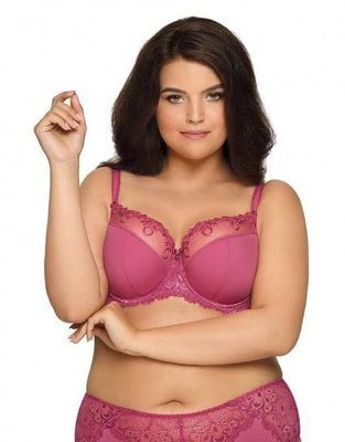 Biustonosz półusztywniany 1030 Ava - różowy