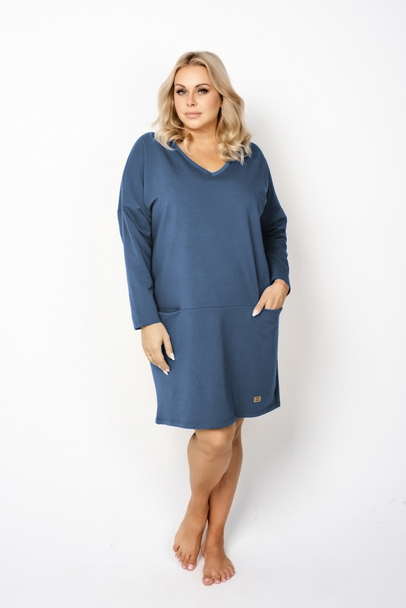 Tunika damska Karina Italian Fashion - jeansowy