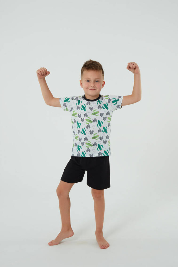 Piżama dla dziecka Picos Italian Fashion - druk/czarny