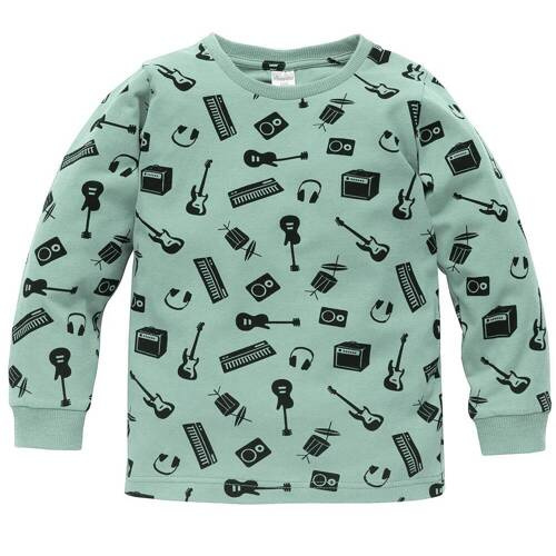 Bluzka z długim rękawem Lets Rock Pinokio - zielony