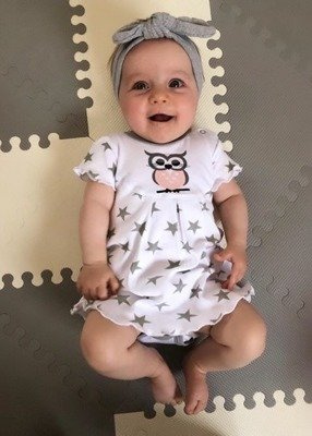 Body z krótkim rękawem + sukienka "OWL" Makoma