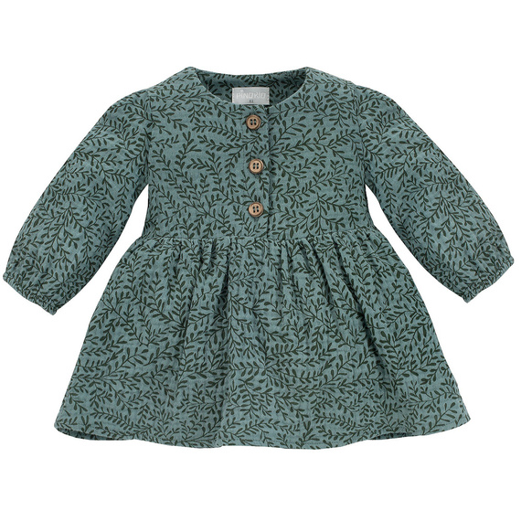 Sukienka z guzikami Tres Bien Pinokio - zielony