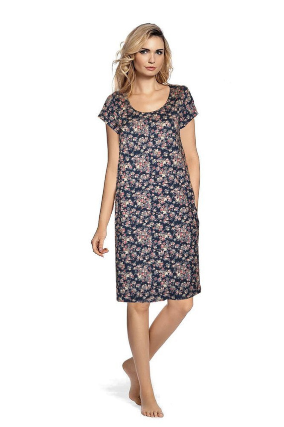 Koszula nocna 479 Mia Forex - granat