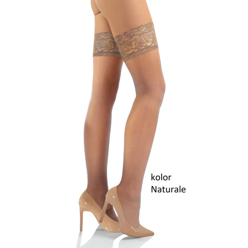 Camilla Pończochy samonośne 8 den Sesto Senso- naturale