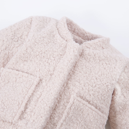 Kurtka baranek Dogs & Spots  Eevi - beżowa