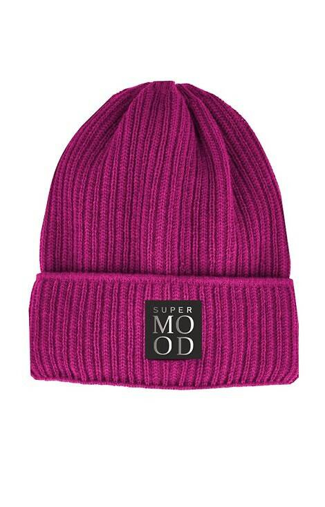 Czapka dziecięca 48-394 AJS amarantowy