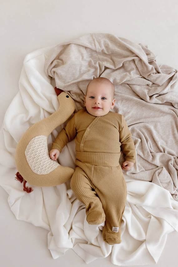 Półśpioch niemowlęcy "Natural Waffel" Makoma camel