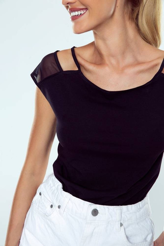 Bluzka damska Meggie Eldar-czarny