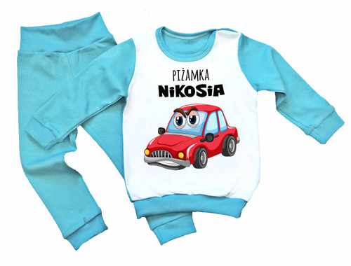 Samochodzik z imieniem piżamka dziecięca Moocha