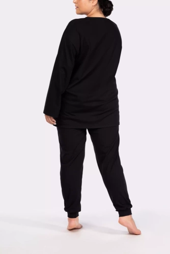 Piżama damska Homie longsleeve Mona black