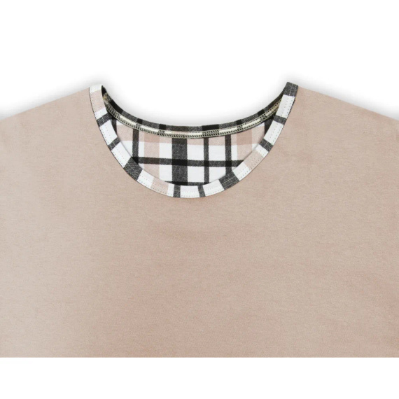 Piżama męska krótki rękaw 2187/27 Sesto Senso latte