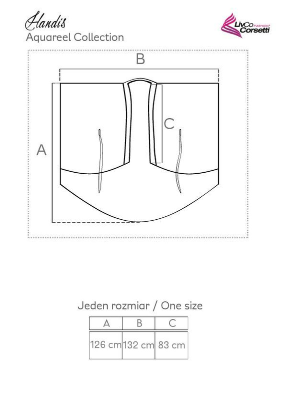 Szlafrok damski Handis Aquareel Collection LivCo Corsetti