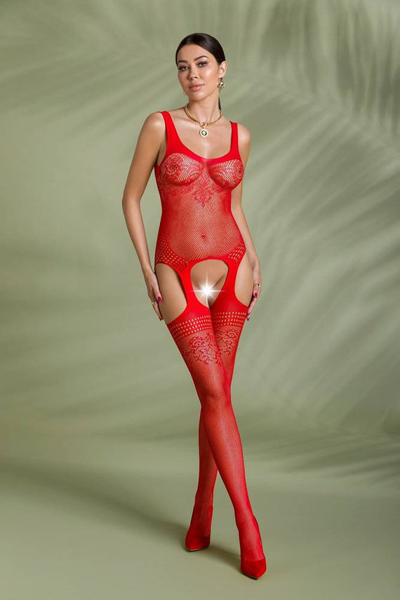 Bodystocking ECO BS008 Passion czerwony