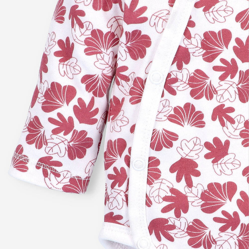 Body kopertowe z bawełny organicznej Wesoła Panda Nini druk