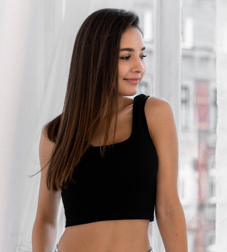 Top Valia Black Sensis - czarny