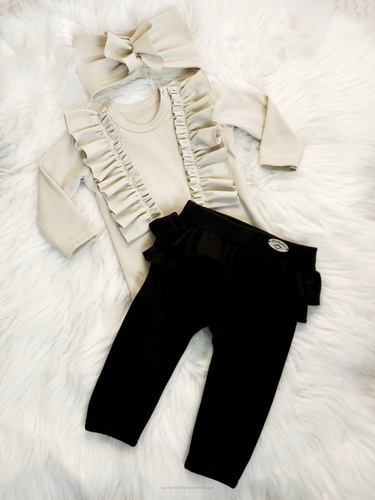 Spodnie niemowlęce Lola Bambarillo czarny