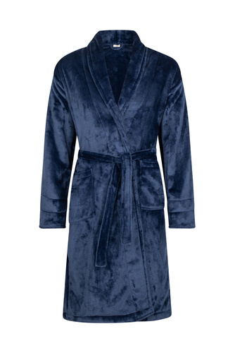 Szlafrok damski polarowy Elen ByShelly - granat