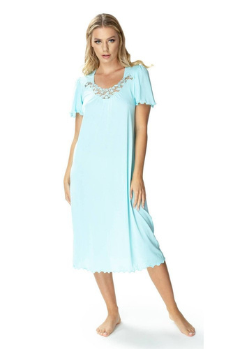 Koszula nocna damska 4112 Beatriz Mewa miętowy 