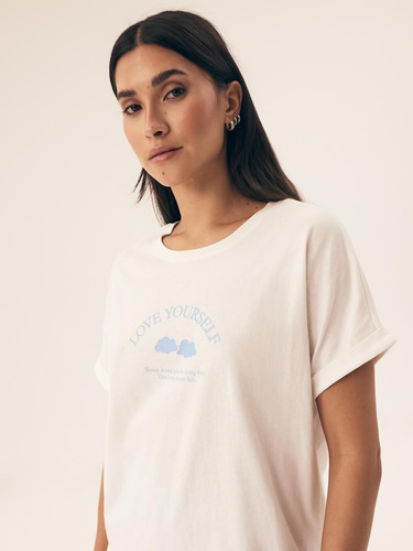 Piżama Damska 42730 Nubes Henderson - kremowy