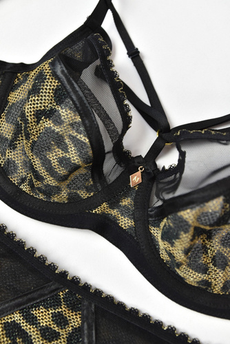 Biustonosz miękki soft 19179 SafariMediolano czarny