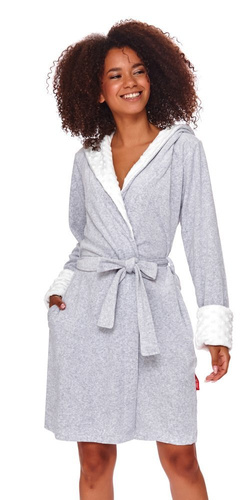 7059 Szlafrok damski Doctor Nap - szary