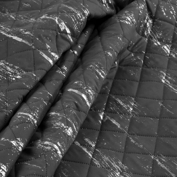 Narzuta dekoracyjna Blink 1 Design91 grafitowy/srebrny